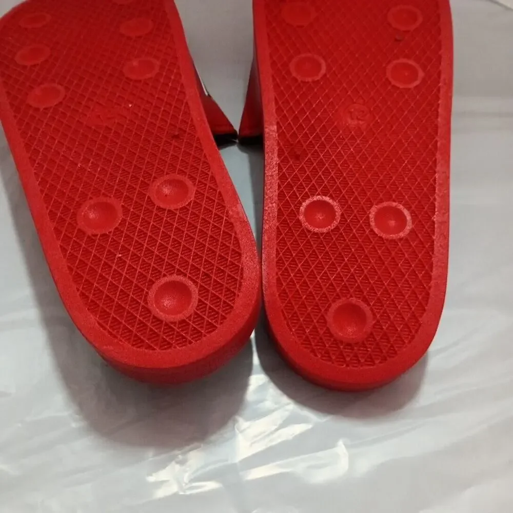 Gas‎ Monkey Garage Slides Sandals Men's Size 12 Red
